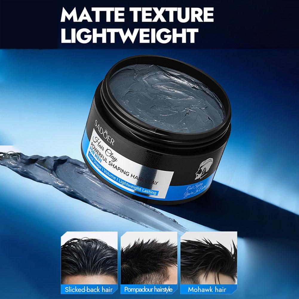 Men'S Grooming Hair - طين تصفيف الشعر للرجال بتثبيت قوي