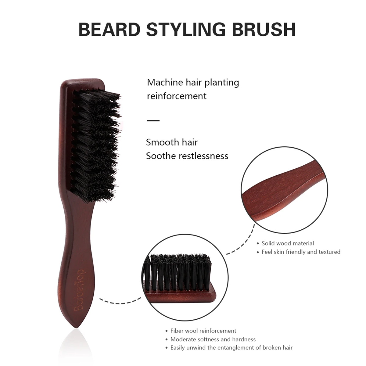 صالون الحلاقة مقبض خشبي شعيرات - مراجعة Men'S Grooming Hair وسعره