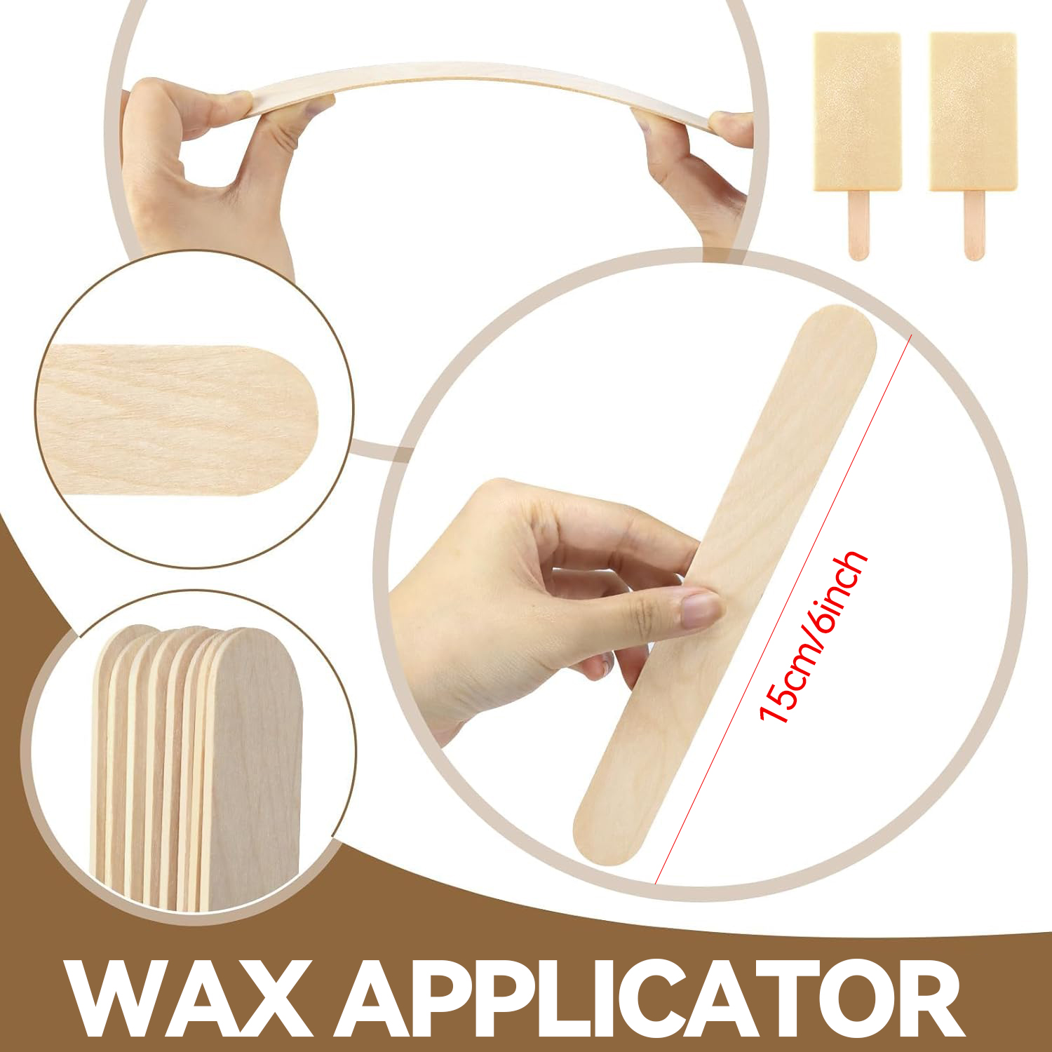10 قطع من أعواد الشمع الخشبية  - مراجعة Hair Wax Stick وسعره