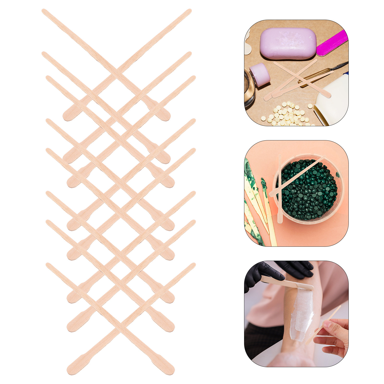 1000 قطعة من أعواد الشمع الخشب - مراجعة Hair Wax Stick وسعره