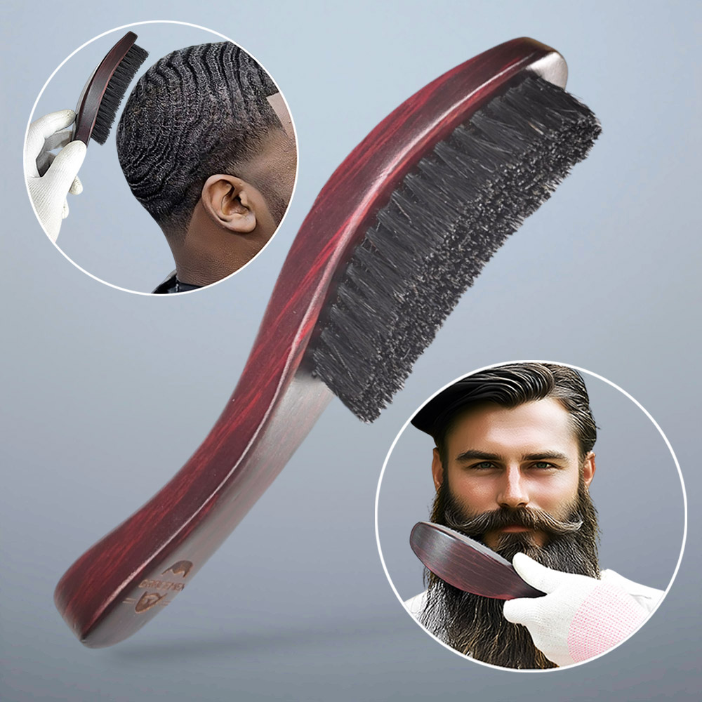 فرشاة شعر وذقن منحنية من جريسم - مراجعة Men'S Grooming Hair وسعره